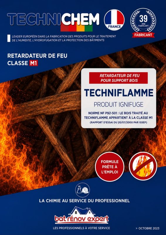 Technichem — documentation Techniflamm, produits professionnels