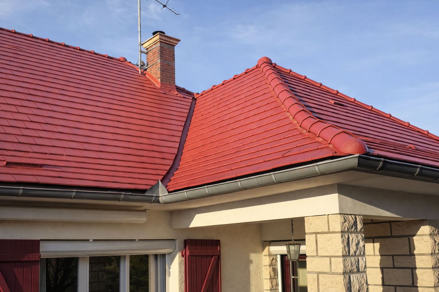 Toiture en tuiles et points singuliers